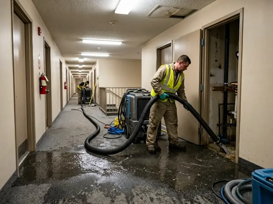 multi-unit-apartment-hallway-f-005 — frequently asked questions, Emergency Burst Pipe Water Extraction & Removal in Sublimit…